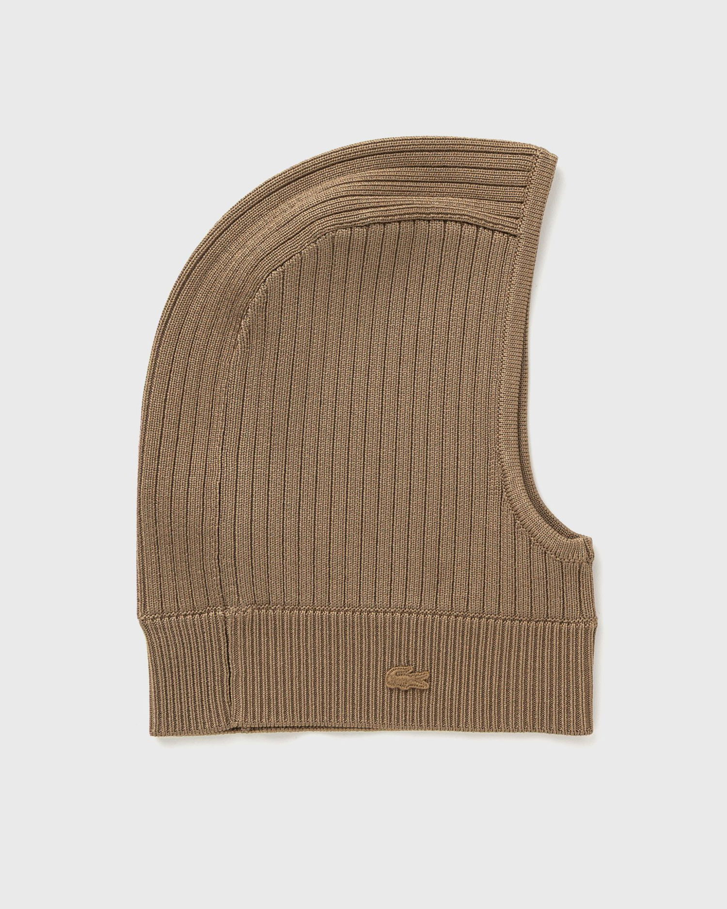 Kulicha Lacoste Lacoste Ribbed Knit Balaclava Hnedá | RB3788-52I, 1