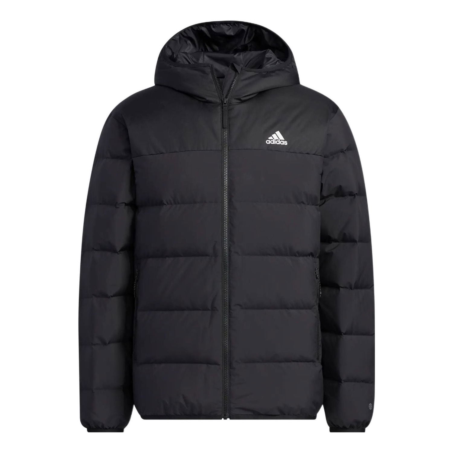 Prešívaná bunda adidas Originals Hooded Puffer Jacket Čierna | HZ2597, 0
