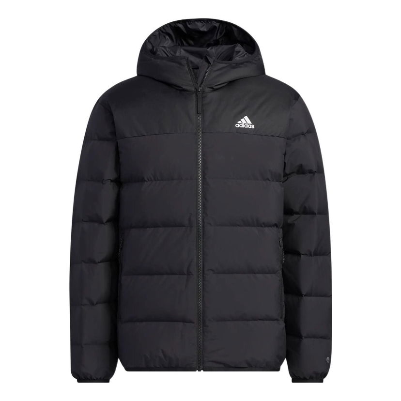 Prešívaná bunda adidas Originals Hooded Puffer Jacket Čierna | HZ2597