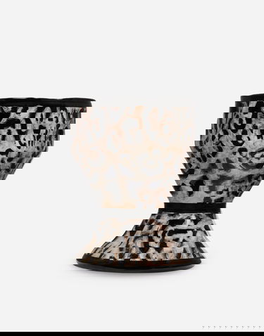 Home decor Dolce & Gabbana Dolce & Gabbana Small Outdoor Leopard Print Vase Rôznofarebný | TCC030TCAC1UL003, 3