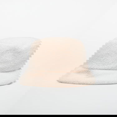 Klobúk CALVIN KLEIN Boucle Patch Bucket Hat Universal Béžová | LV04F5055G QYJ, 2