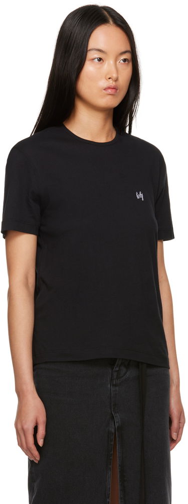 Tričko Ann Demeulemeester Dagmar Logo T-Shirt Čierna | 2302-W-JTS02-23-FA206-099, 1