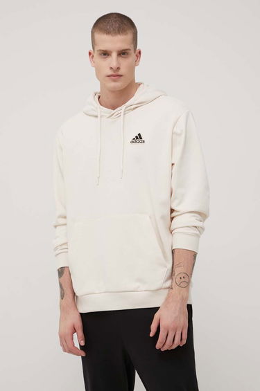 Mikina adidas Performance Hoodie Béžová | HE4346, 0