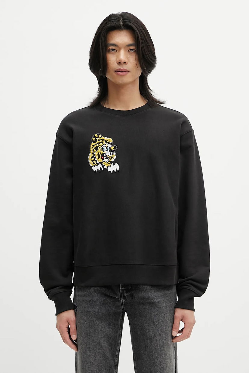 Mikina KENZO Kenzo Tiger Sweatshirt Čierna | FF55SW2744MC.99J