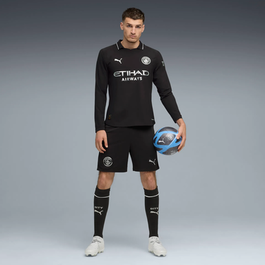 Šortky Puma MCFC Replica Away Shorts 2025/26 Čierna | 780375-02, 3
