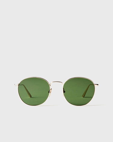 Slnečné okuliare Chimi Eyewear Round Soft Gold/Green Zelené | 10124-ROUND-GREEN-P, 0