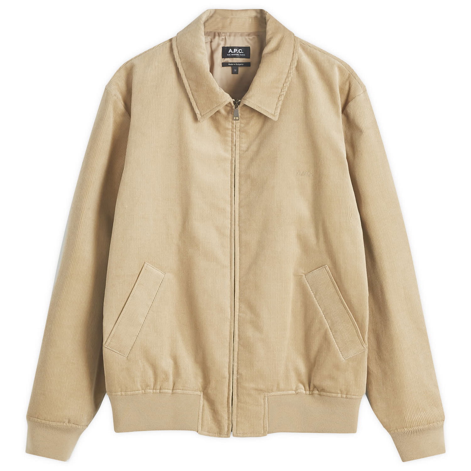 Bomber bunda A.P.C. Corduroy Jacket Béžová | COHHO-H02706-BAA, 1