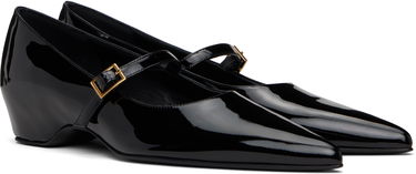 Oblečenie Khaite KHAITE Sybil Mary Jane Ballerina Flats Čierna | F4052-909, 3
