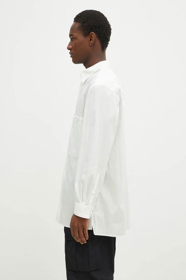 Košeľa Y-3 Y-3 Pleated Pocket Relaxed Fit Shirt Biela | JL6665, 1