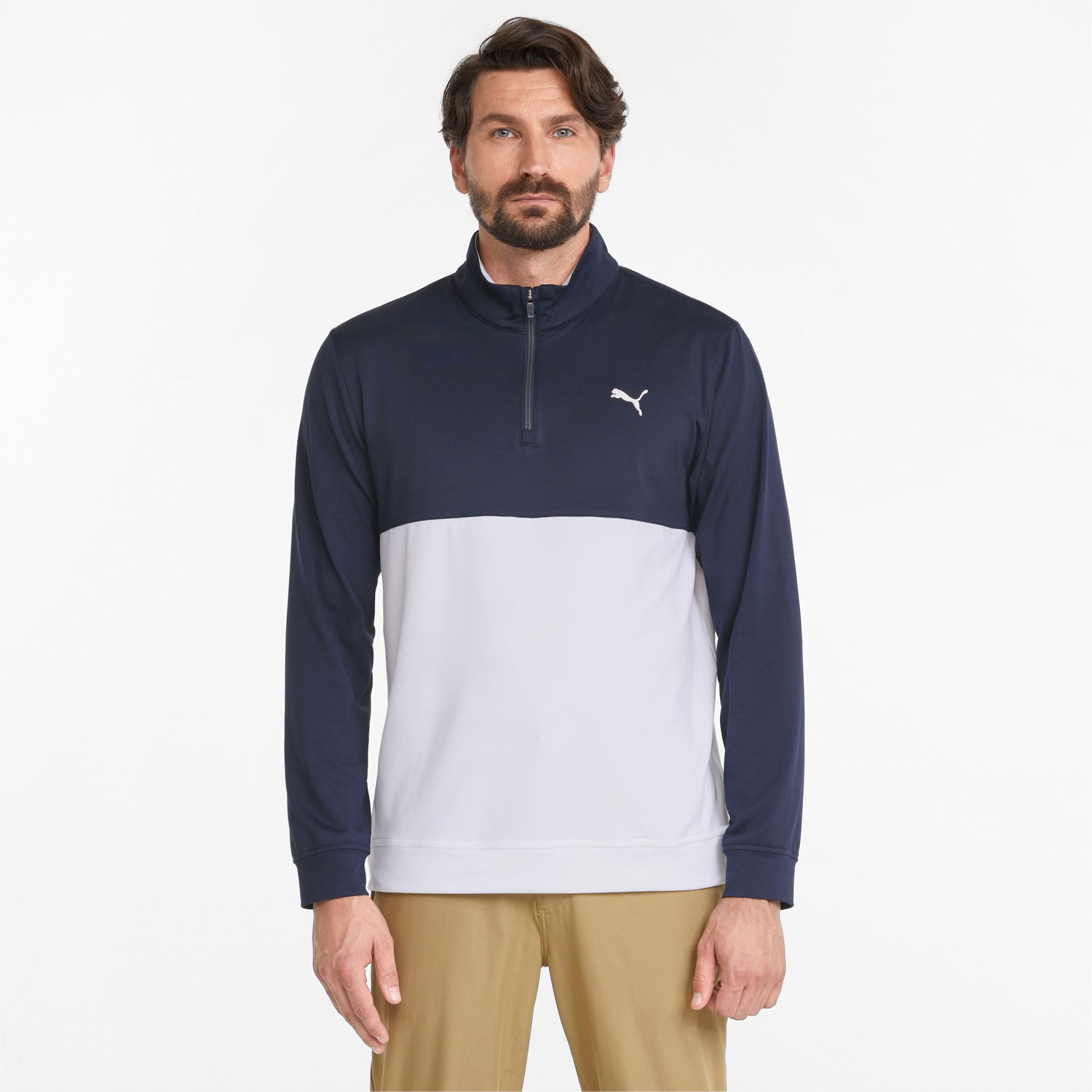 Mikina Puma Gamer Colourblock Quarter-Zip Golf Pullover Rôznofarebný | 532985_02, 1