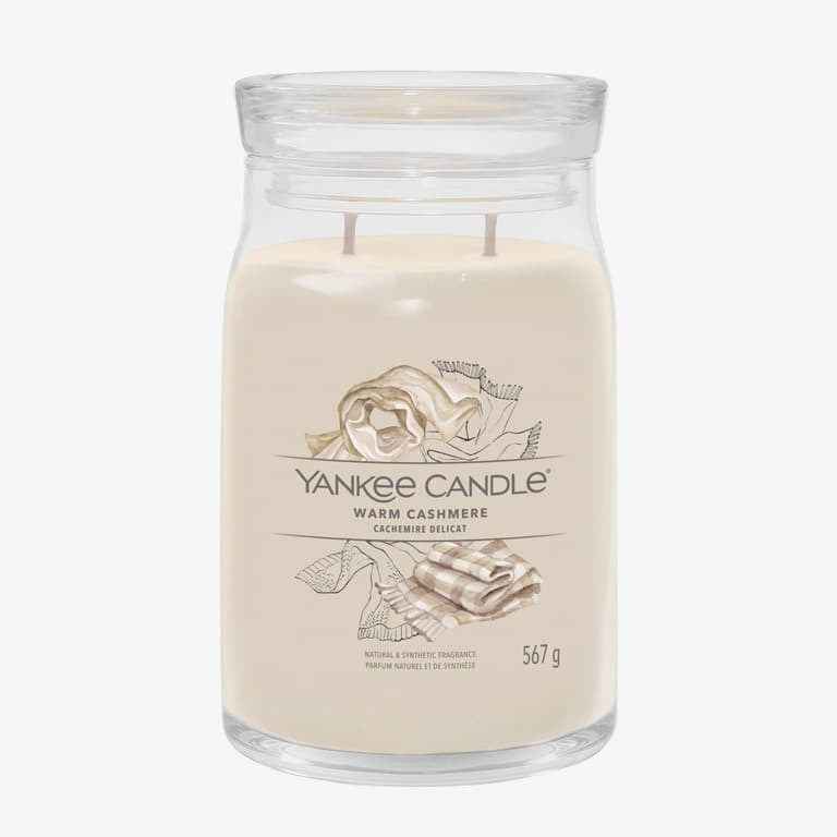 Sviečka Yankee Candle Large Jar Candle Warm Cashmere 2 Wicks Béžová | 40369, 0