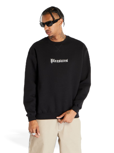 Mikina Pleasures Recipe Crewneck Black Čierna | P23F021 BLACK