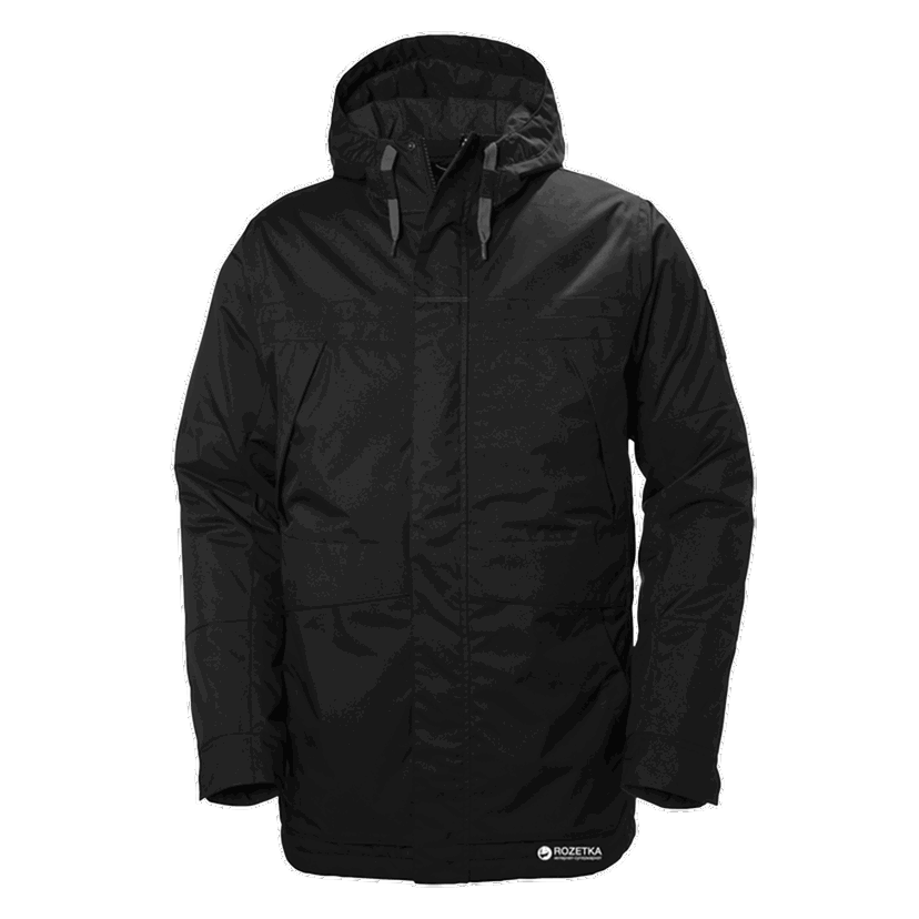 Parka Helly Hansen HARBOUR Hooded Parka Čierna | 53148-990