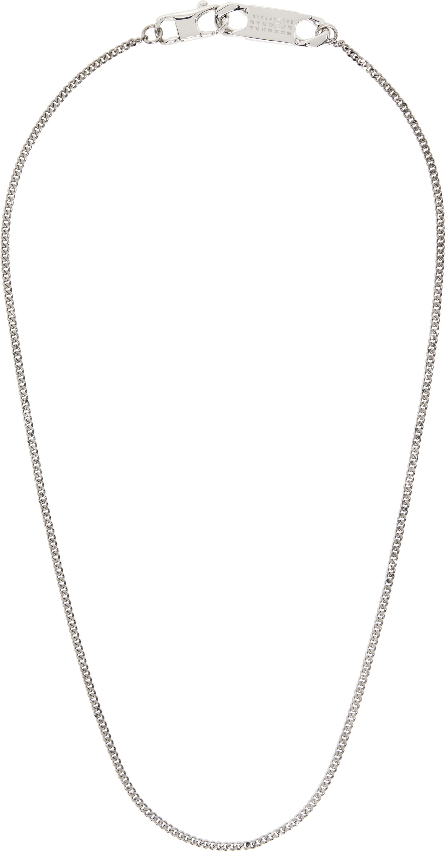Náhrdelník Maison Margiela MM6 Maison Margiela Silver Mixed Chain Necklace Metalická | SM6UU0081 P8371, 0