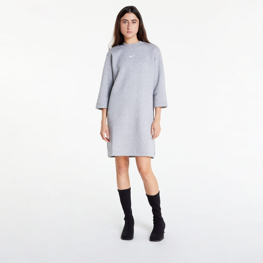 Šaty Nike Sportwear Phoenix Oversized Dress 3/4 Sleeve Šedá | DV5248-063, 0