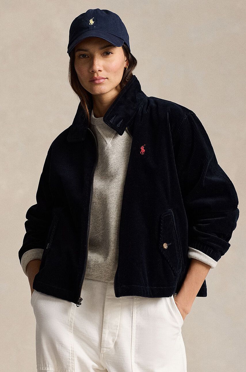 Bomber bunda Polo by Ralph Lauren Corduroy Bomber Jacket Modrá | 211941067, 0