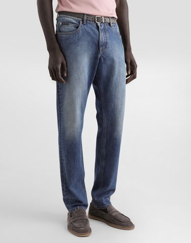 Džínsy Dolce & Gabbana Dolce & Gabbana Faded Denim Jeans Man Collection Modrá | GYJCCZG8OW2S9001, 3
