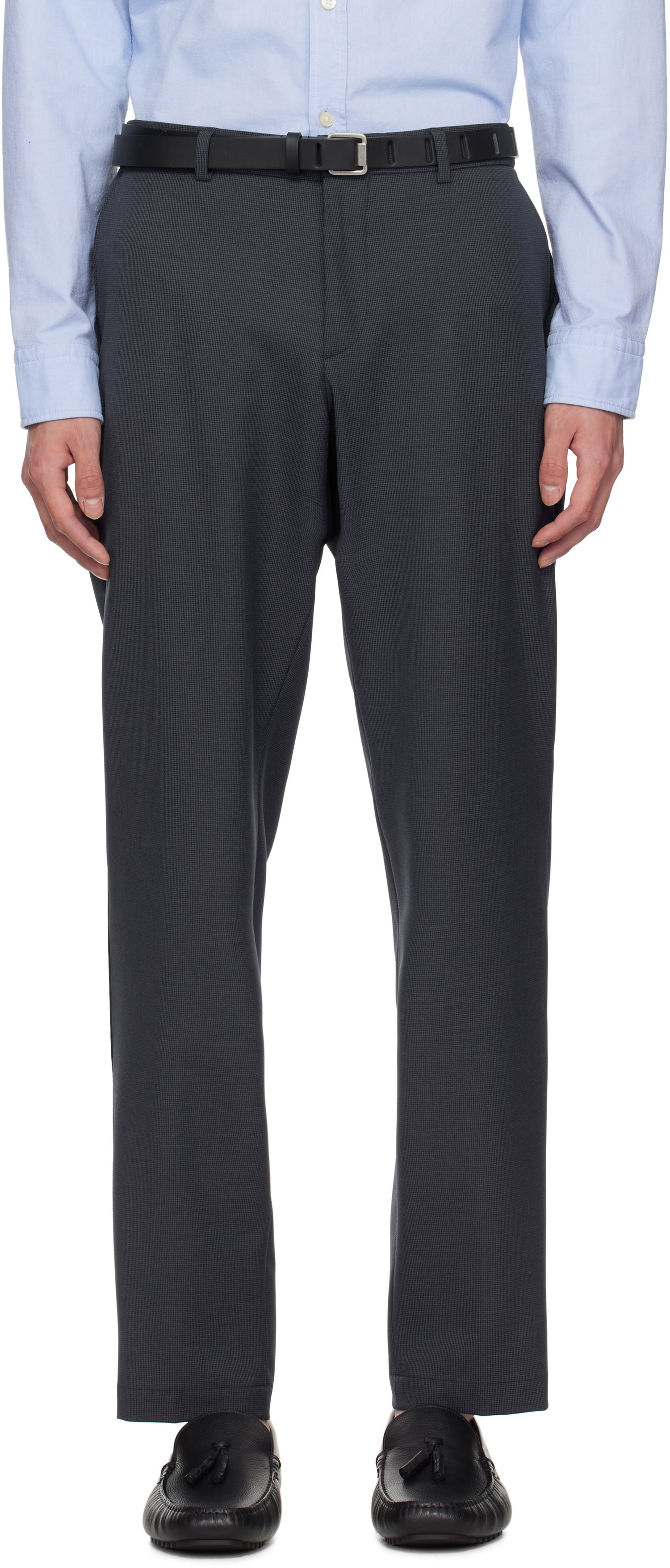 Nohavice BOSS BOSS Houndstooth Dressletic Trousers Šedá | 50534613, 0