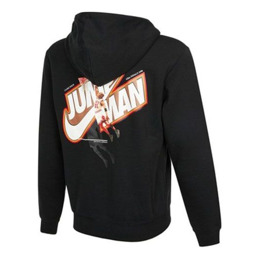 Mikina Jordan Air Jordan Logo Fleece Lined Hoodie Čierna | DC9607-010