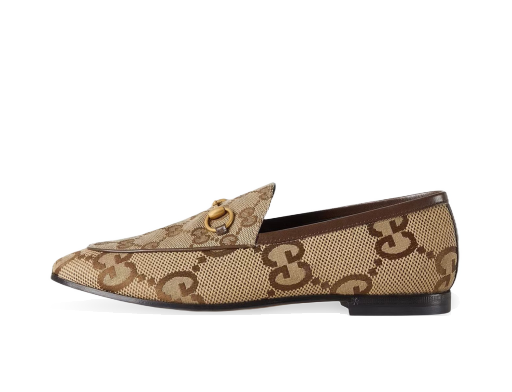 Tenisky a topánky Gucci Jordaan Loafer GG Canvas Béžová | 431467 UKO60 2588