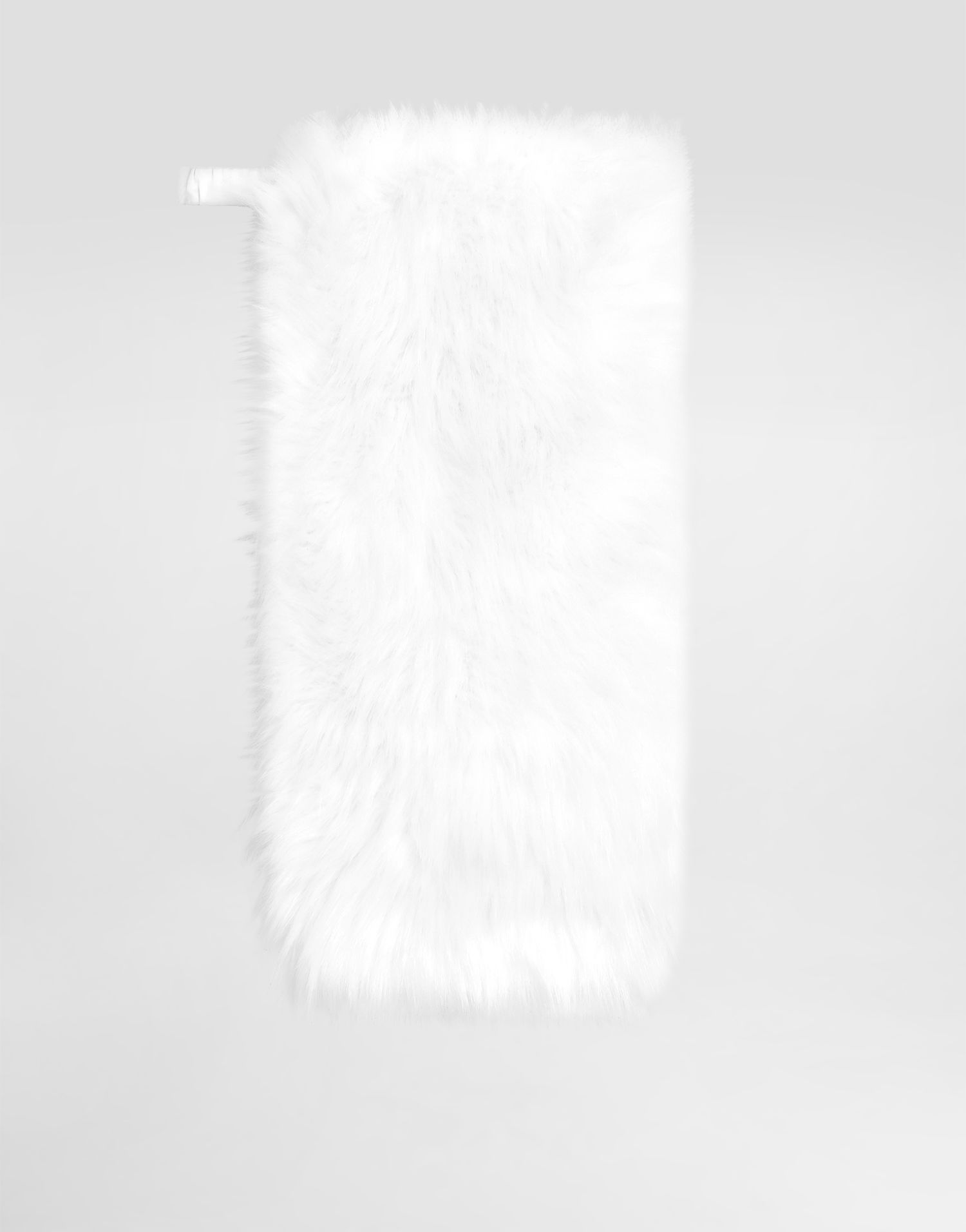 Rukavice Dolce & Gabbana Dolce & Gabbana Faux Fur Muff Biela | FP572AFUPXTW0001, 0