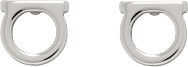 Náušnice FERRAGAMO Ferragamo Gancini Earrings Metalická | 696433, 0