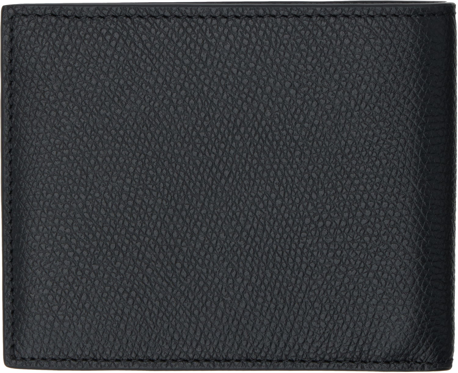 Peňaženka Valentino Grained Calfskin Bifold Wallet Čierna | 6Y2P0V08UAG, 1