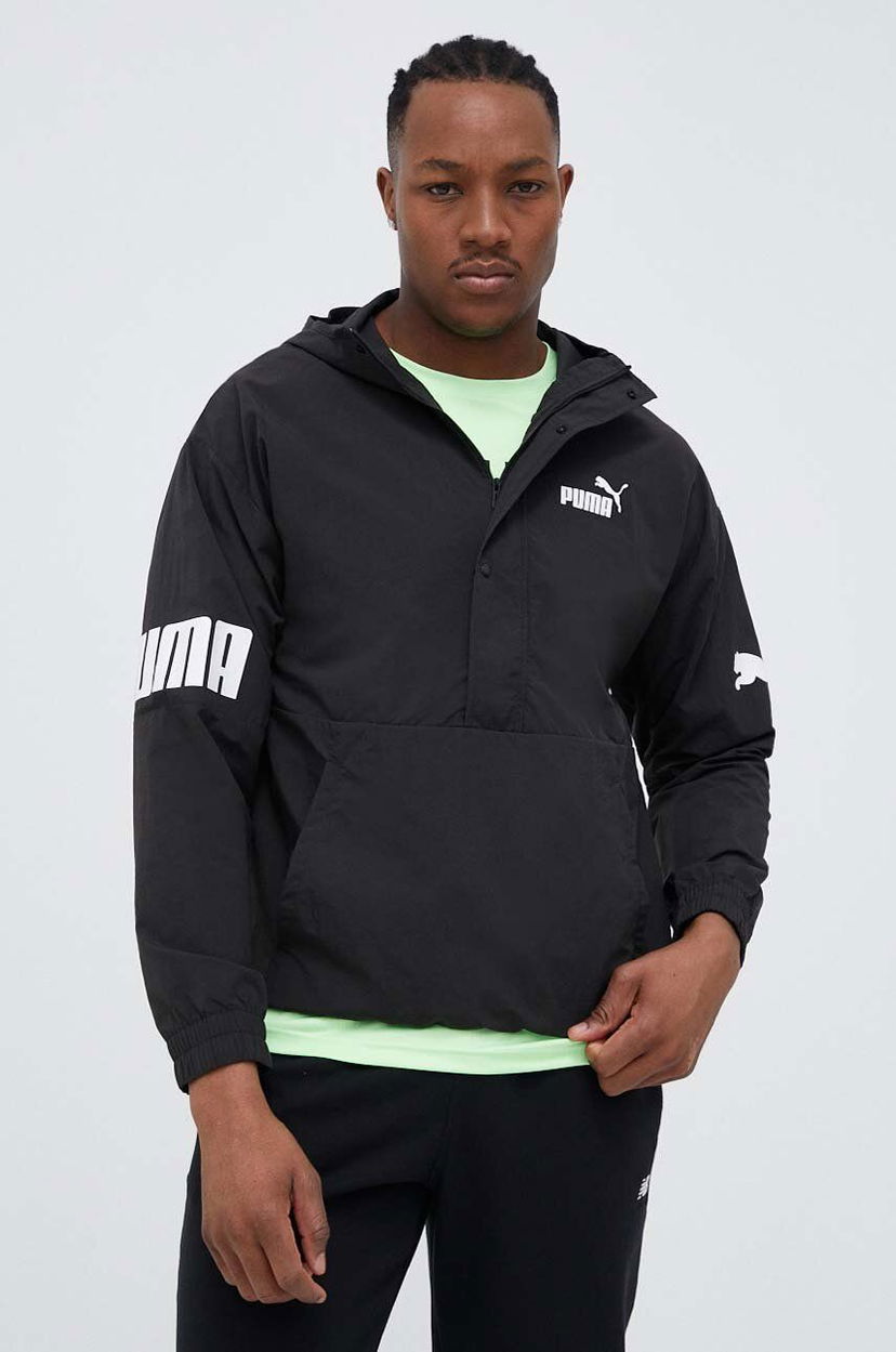 Vetrovka Puma Black Anorak Jacket Čierna | 673247