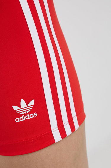 Šortky adidas Performance high waist Červená | HC1958, 3