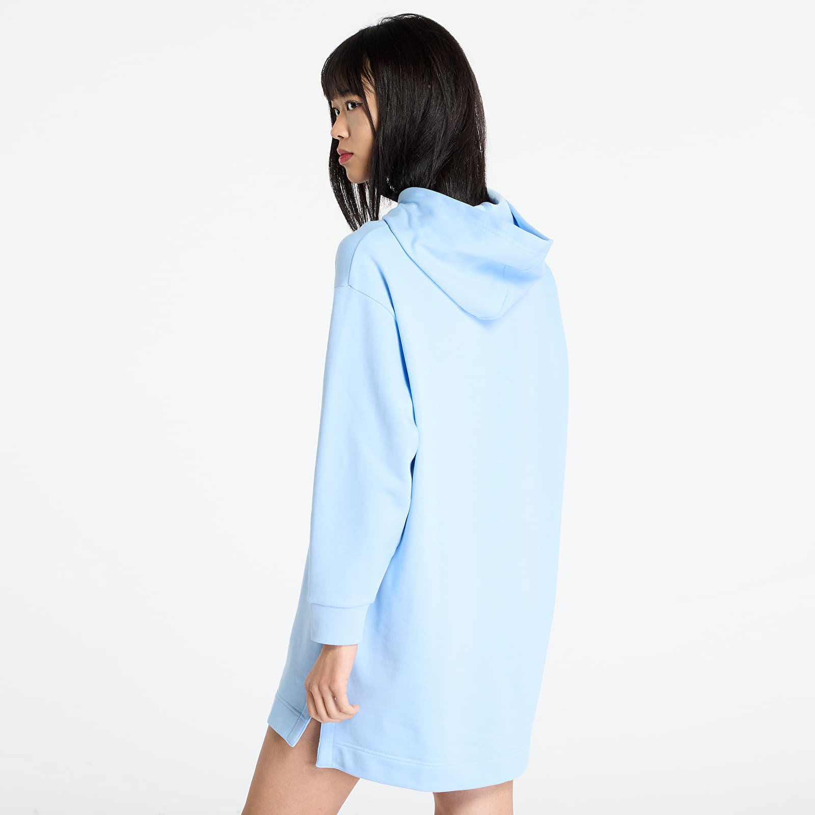 Oversized Fleece Sweatshirt Dress