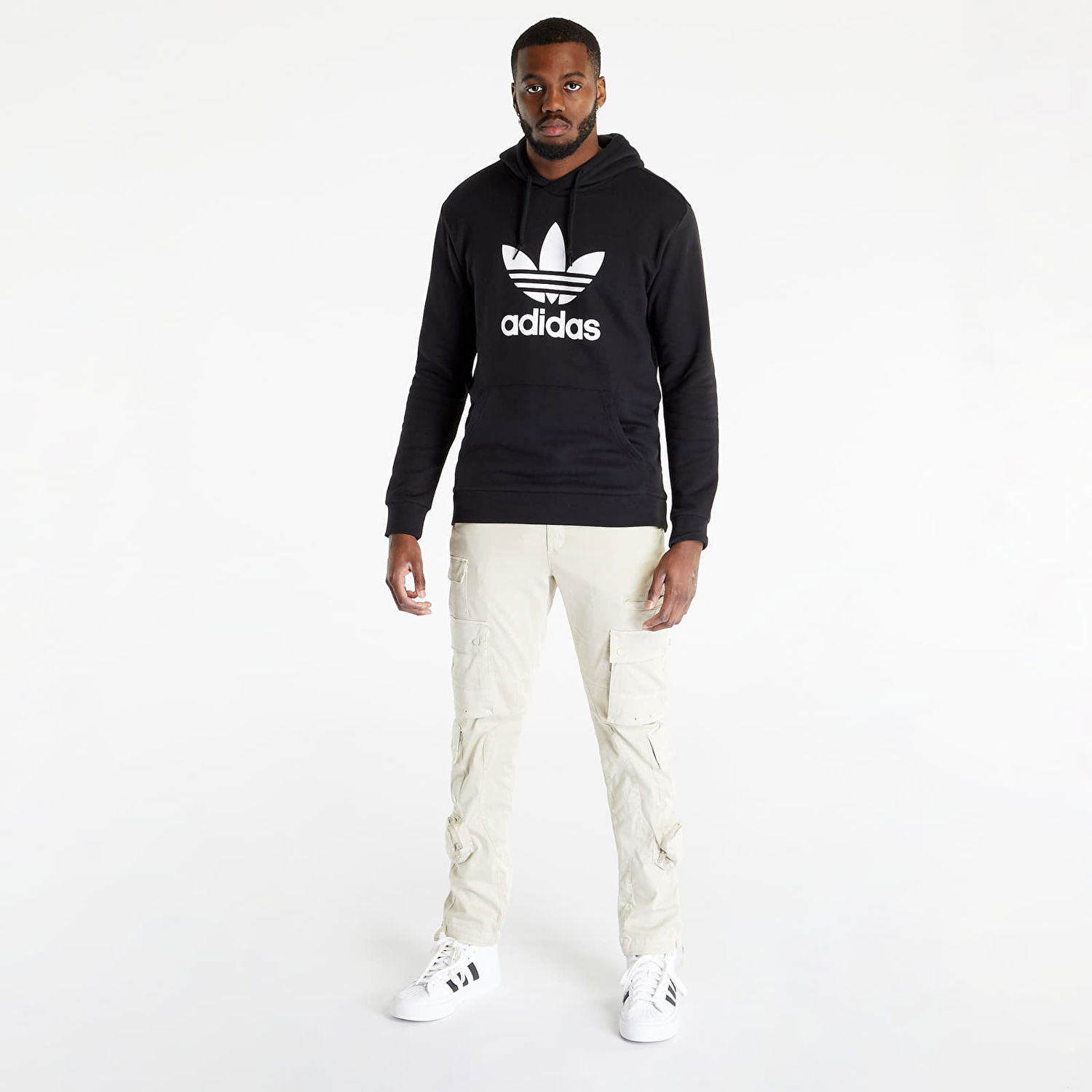 Mikina adidas Originals Adicolor Classics Trefoil Hoodie Čierna | IA4883, 0