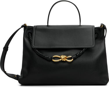 Taška cez rameno Bottega Veneta Bottega Veneta Ciao Ciao Leather Shoulder Bag Čierna | 817231 V4O92, 0