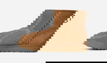 Tenisky a topánky UGG Classic Mini Fleur Hnedá | 1180010-CHE, 2