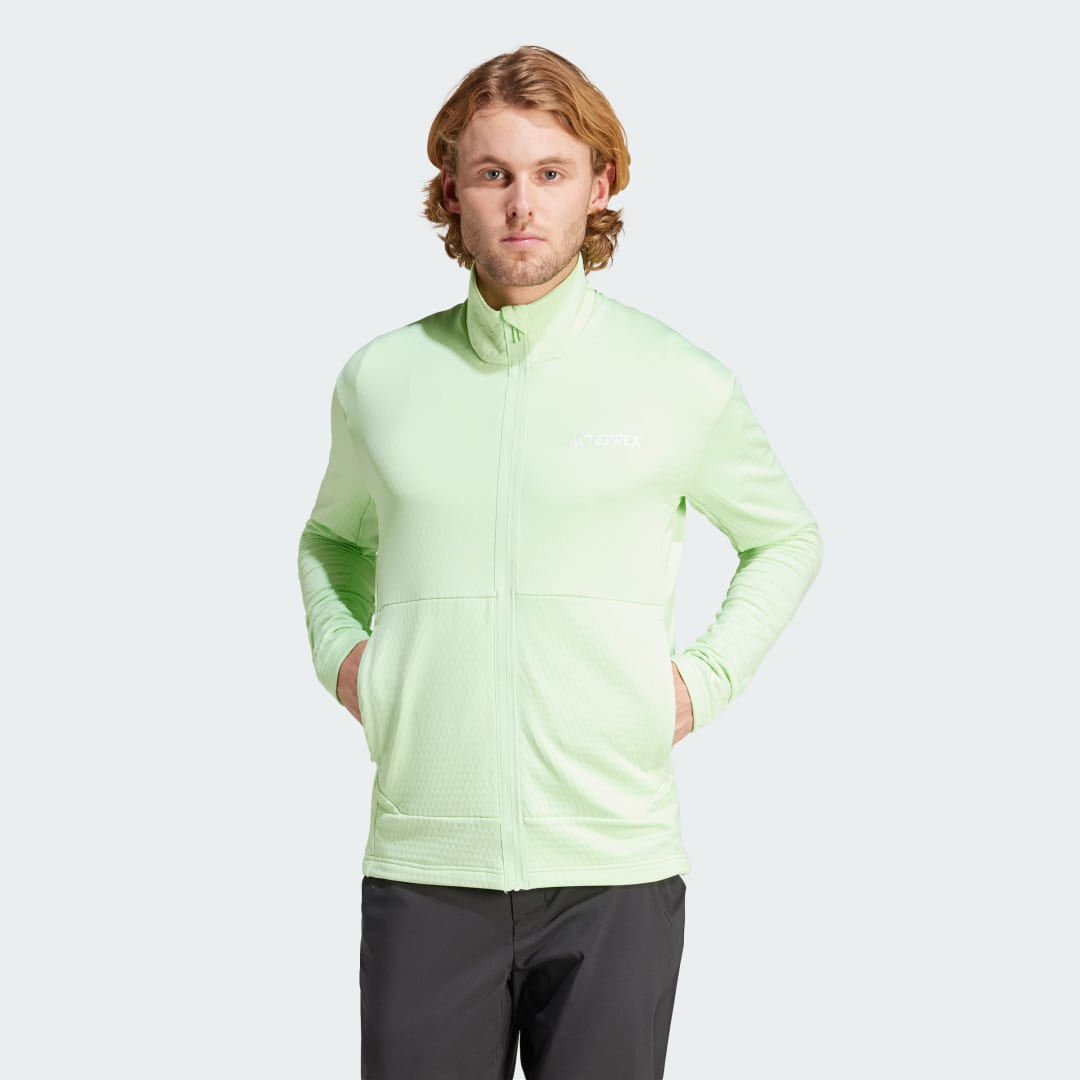 Vetrovka adidas Performance Terrex Multi Light Fleece Full-Zip Jacket Zelené | IQ3741, 0