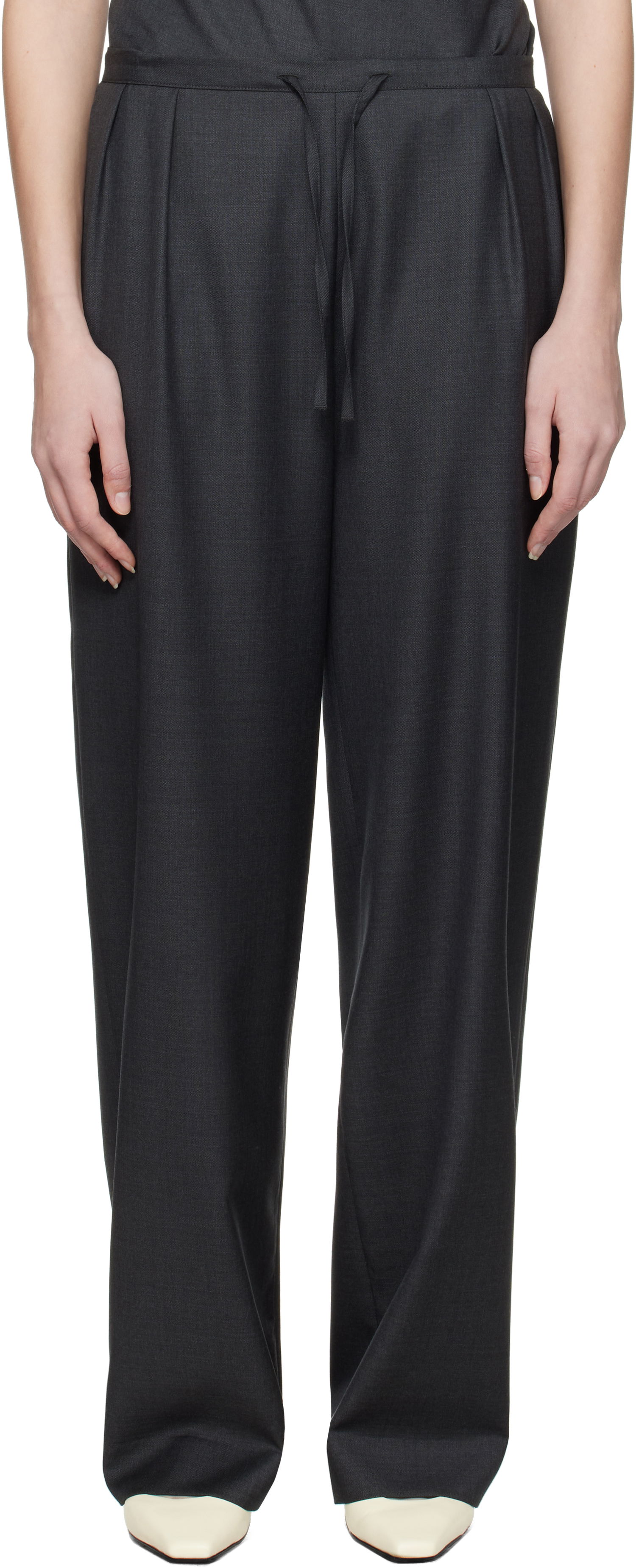 Nohavice Loulou de Saison Loulou de Saison Cove Trousers Čierna | COVE, 0