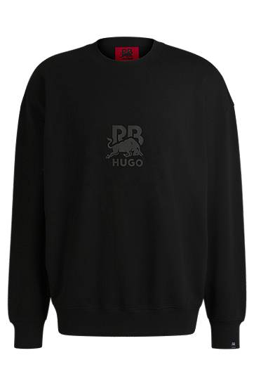 Sveter BOSS HUGO x Red Bull Cotton-Terry Sweatshirt Čierna | 50542806, 0