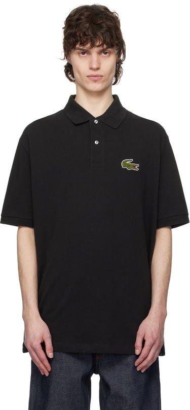 Polo tričko Lacoste Loose Fit Pique Badge Polo Čierna | PH2751_031, 0