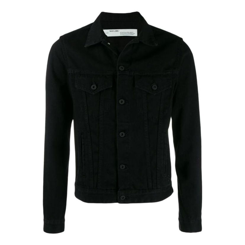 Bunda Off-White Off-White FW22 Denim Jacket Čierna | OMYE005E19E540451028