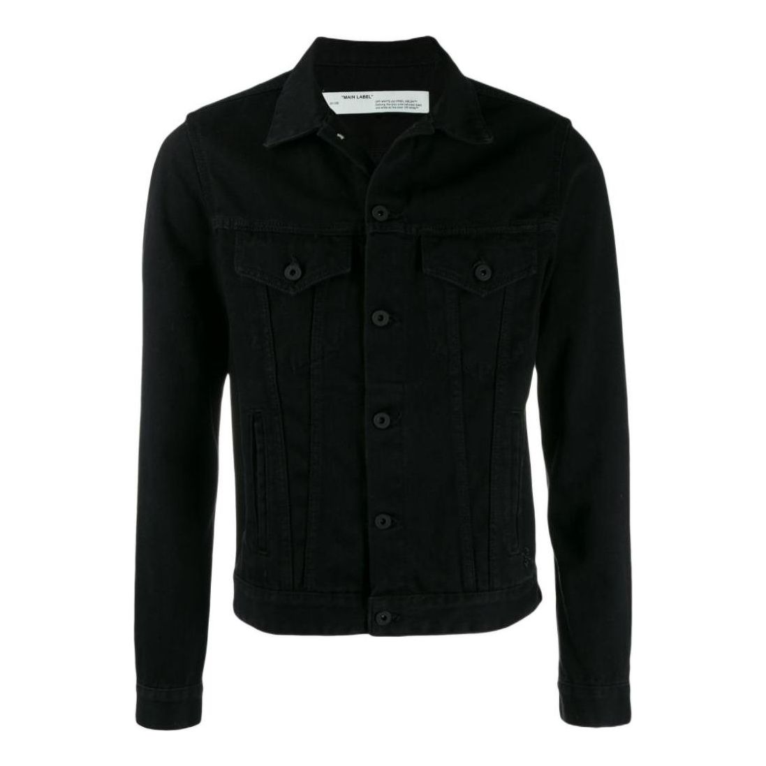 Bunda Off-White Off-White FW22 Denim Jacket Čierna | OMYE005E19E540451028, 0