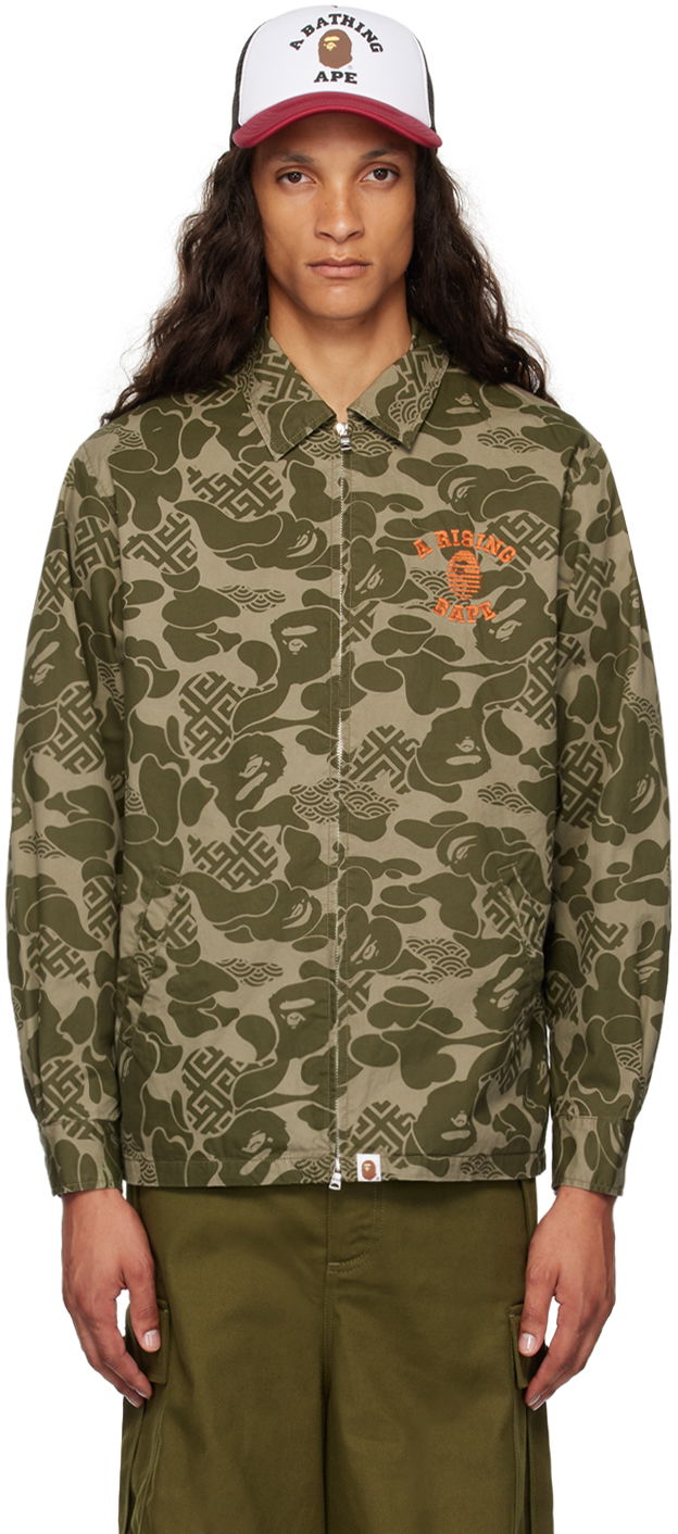 Bunda BAPE BAPE Khaki Asia Camo Jacket Zelené | 001LJK201004M, 0