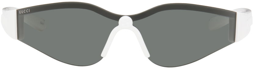 Slnečné okuliare Gucci Gucci White Mask Sunglasses Zelené | GG1651S-006