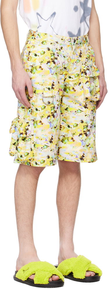 Šortky Collina Strada Collina Strada Puzzle Flower Cargo Shorts Žltá | MXX6410, 1