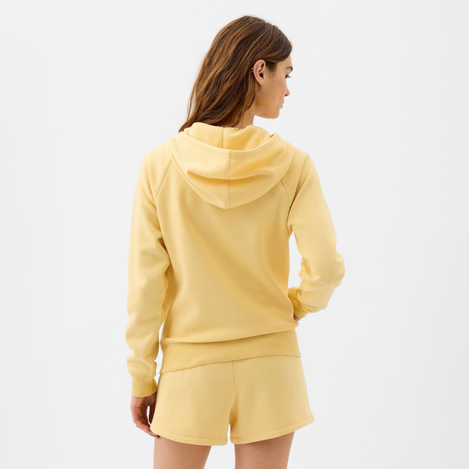 Fullzip Logo Hoodie Havana Yellow