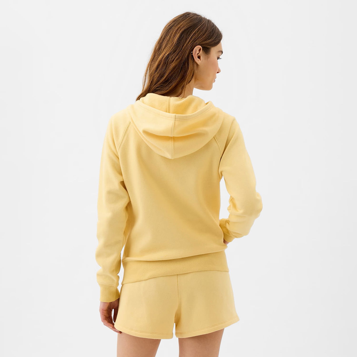 Mikina GAP Fullzip Logo Hoodie Havana Yellow Žltá | 463503-46, 1