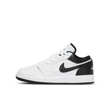 Tenisky a topánky Jordan Air Jordan 1 Low "White Black" GS Biela | 553560-132, 2