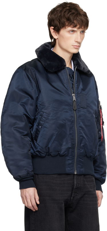 Bomber bunda Mastermind WORLD MASTERMIND WORLD Alpha Industries Edition Flight Reversible Bomber Jacket Modrá | MW25C15-BL105, 1