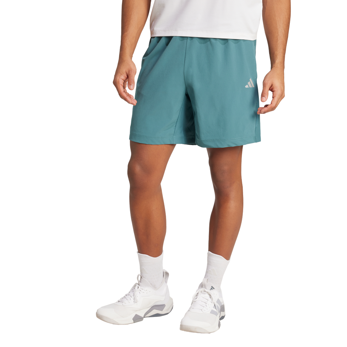 Šortky adidas Originals Performance Training Shorts TECH APP GFXSHO Tyrkysová | JZ8499, 0
