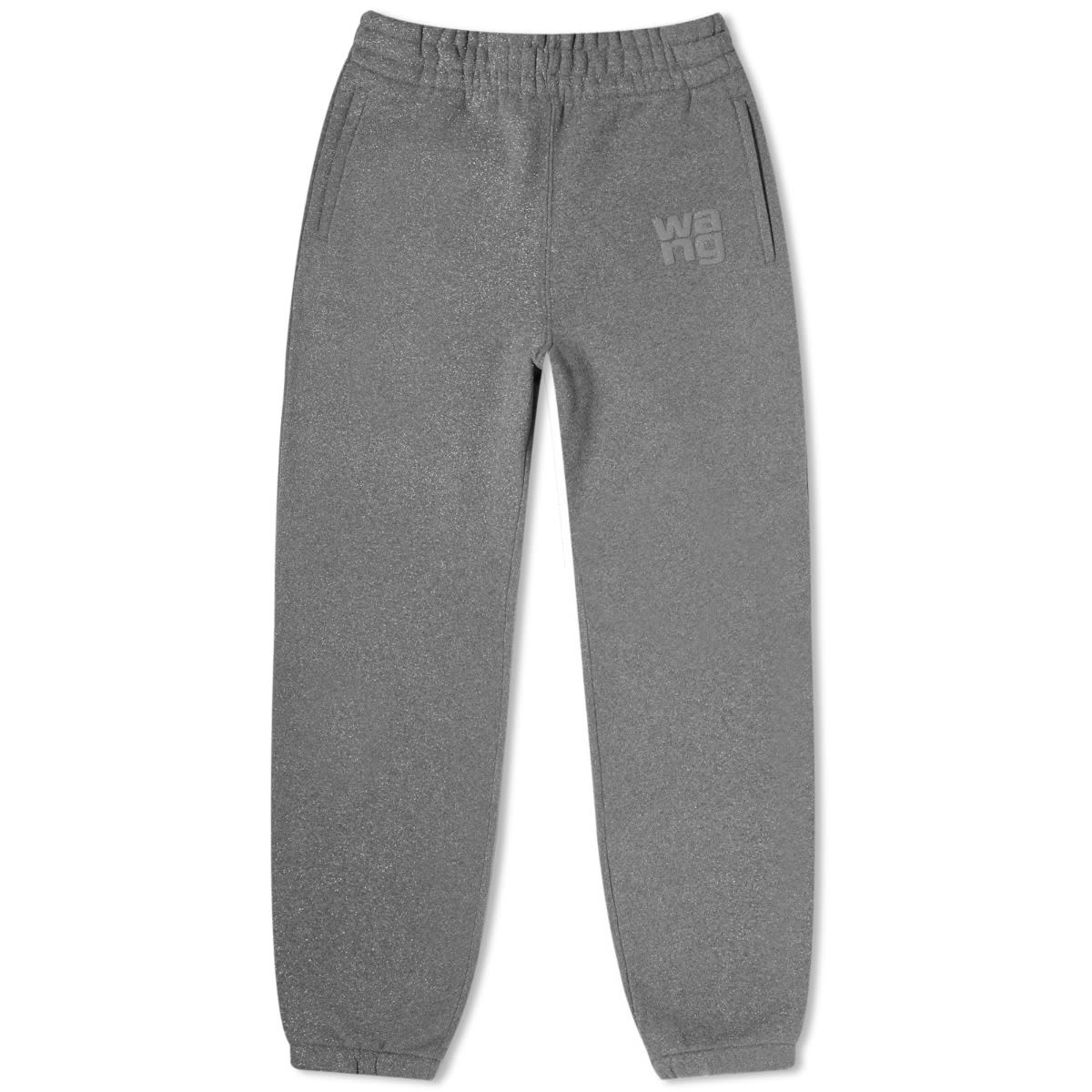 Tepláky Alexander Wang Glitter Essential Terry Sweatpant Šedá | 4CC3234385-065, 0