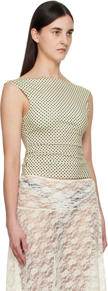 Tielko Miaou Miaou Lani Polka Dot Top Žltá | 7114SVISBNP, 1