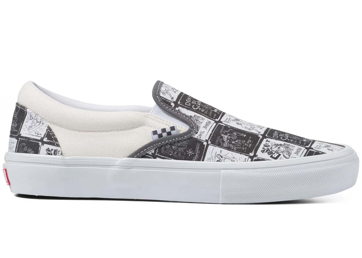 Tenisky a topánky Vans Skate Slip-On Daniel Johnston Hi, How are you Biela | PVN0A5fCAAO7, 0